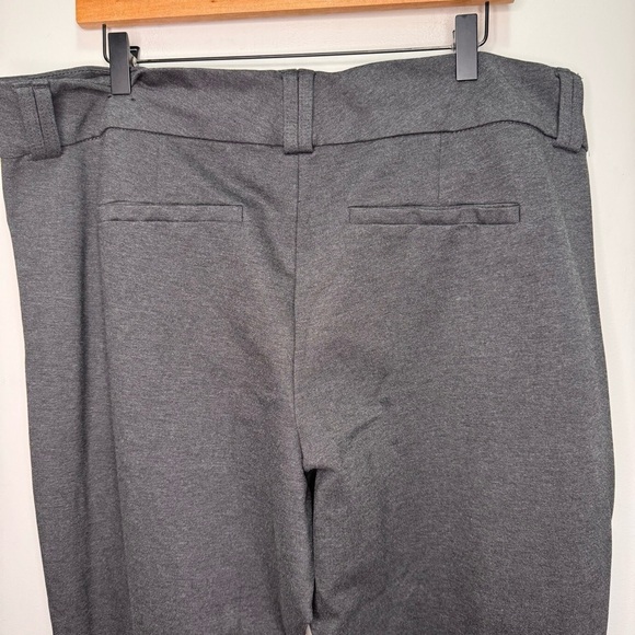 Torrid Trouser Boot Studio Luxe Ponte Mid-Rise Pant Grey Size 24 - Picture 4 of 13